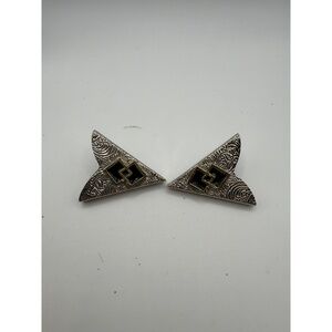 Vintage Silver Shirt Collar Tips